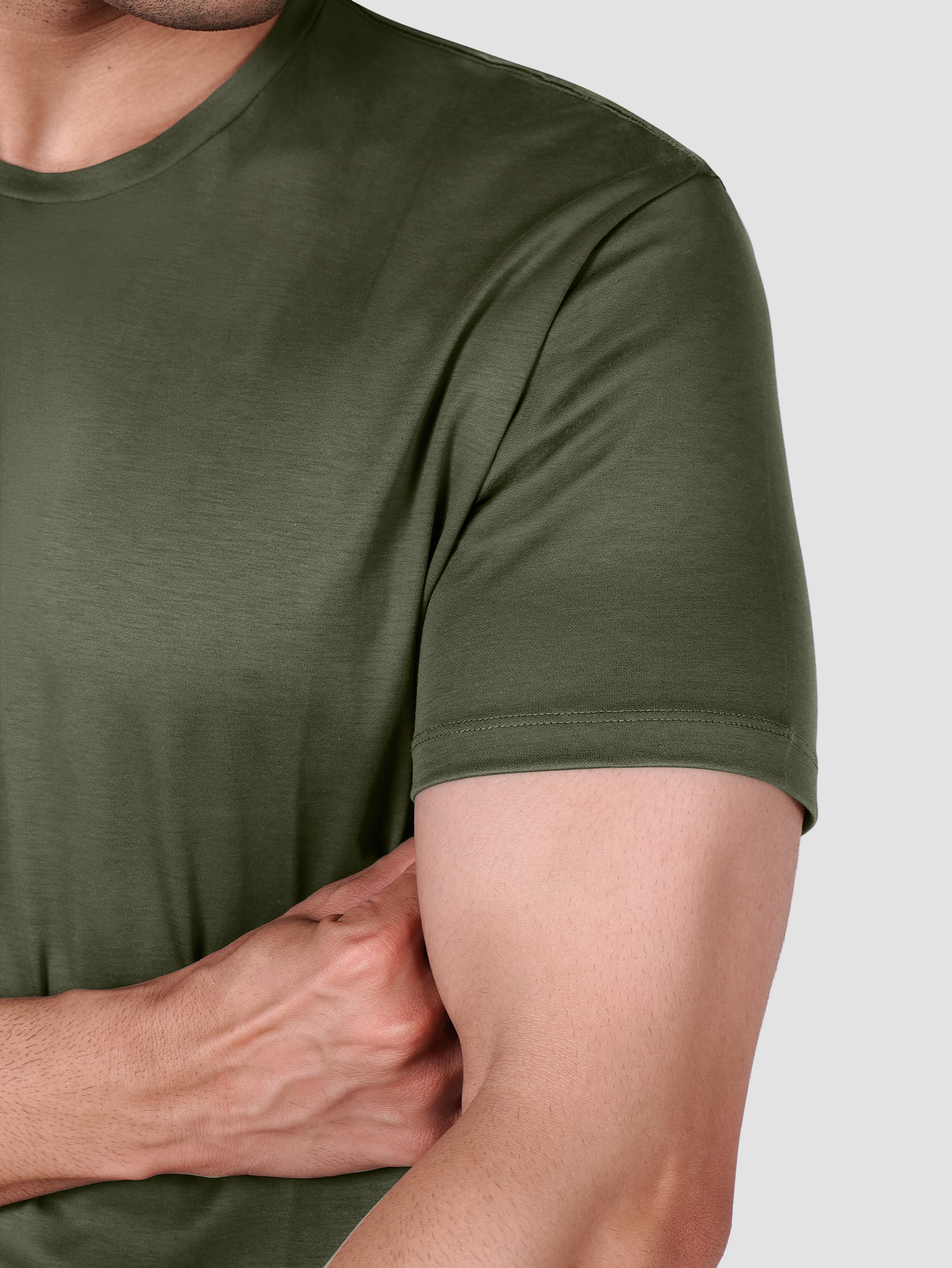 Premium Pima Crew Neck T-shirt Grove