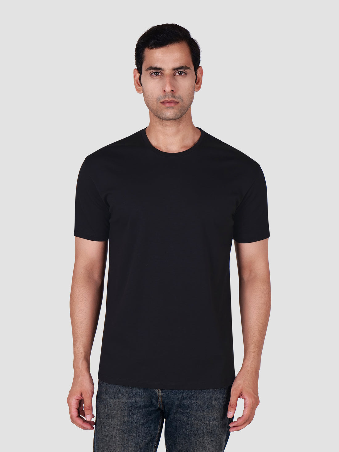 Premium Pima Crew Neck T-shirt Black