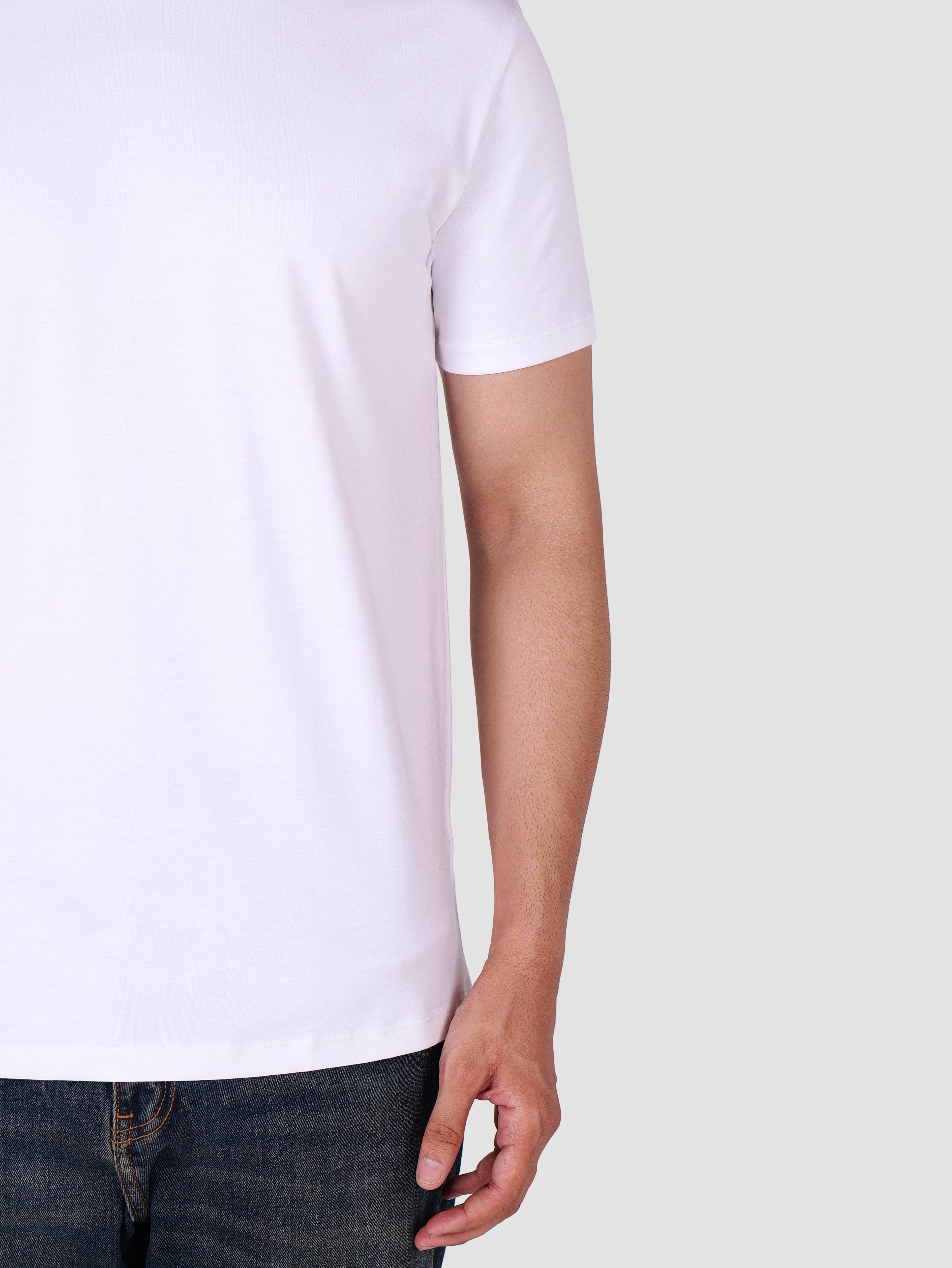 Premium Pima Crew Neck T-shirt White