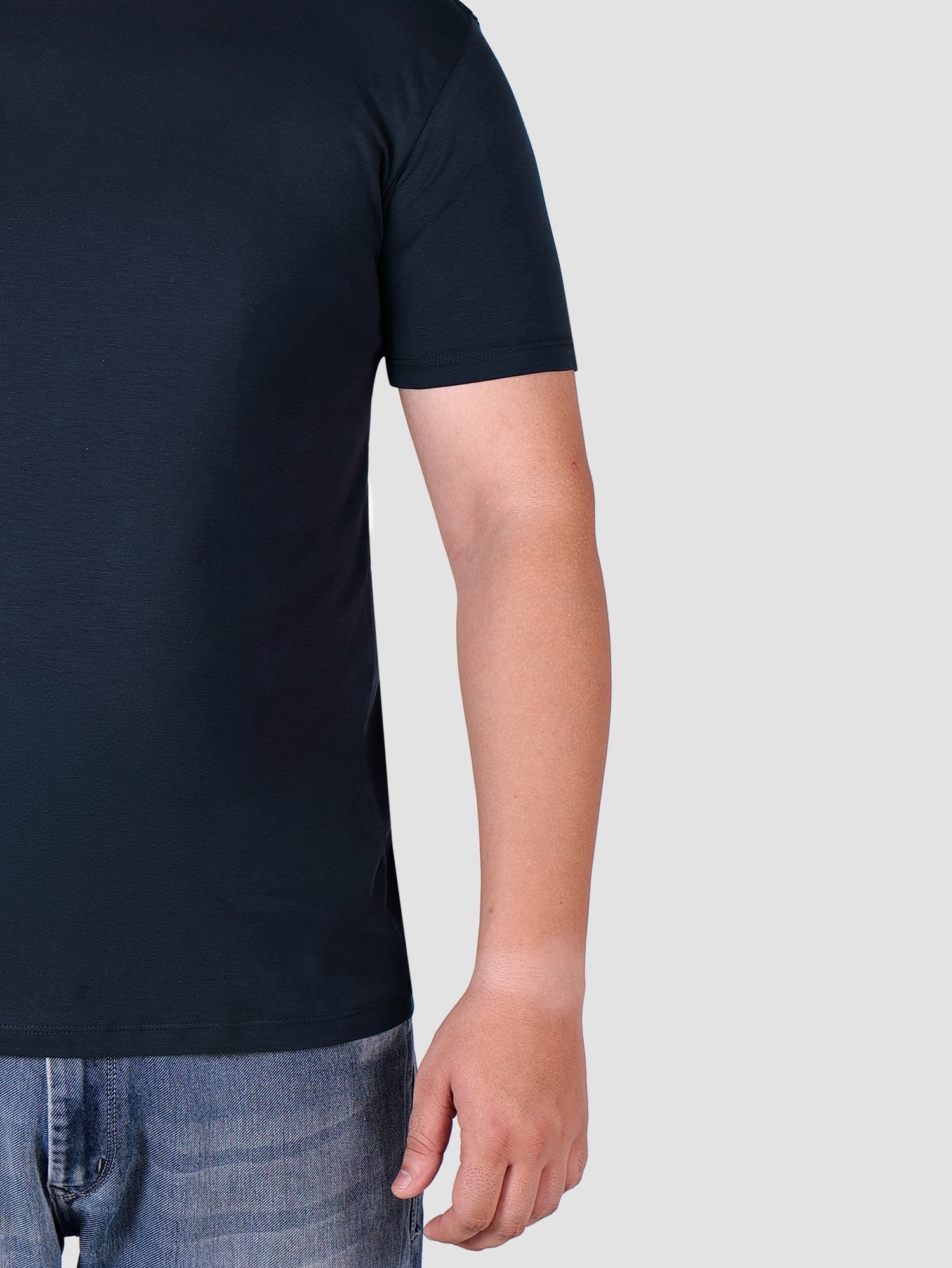 Premium Pima Crew Neck T-shirt Navy