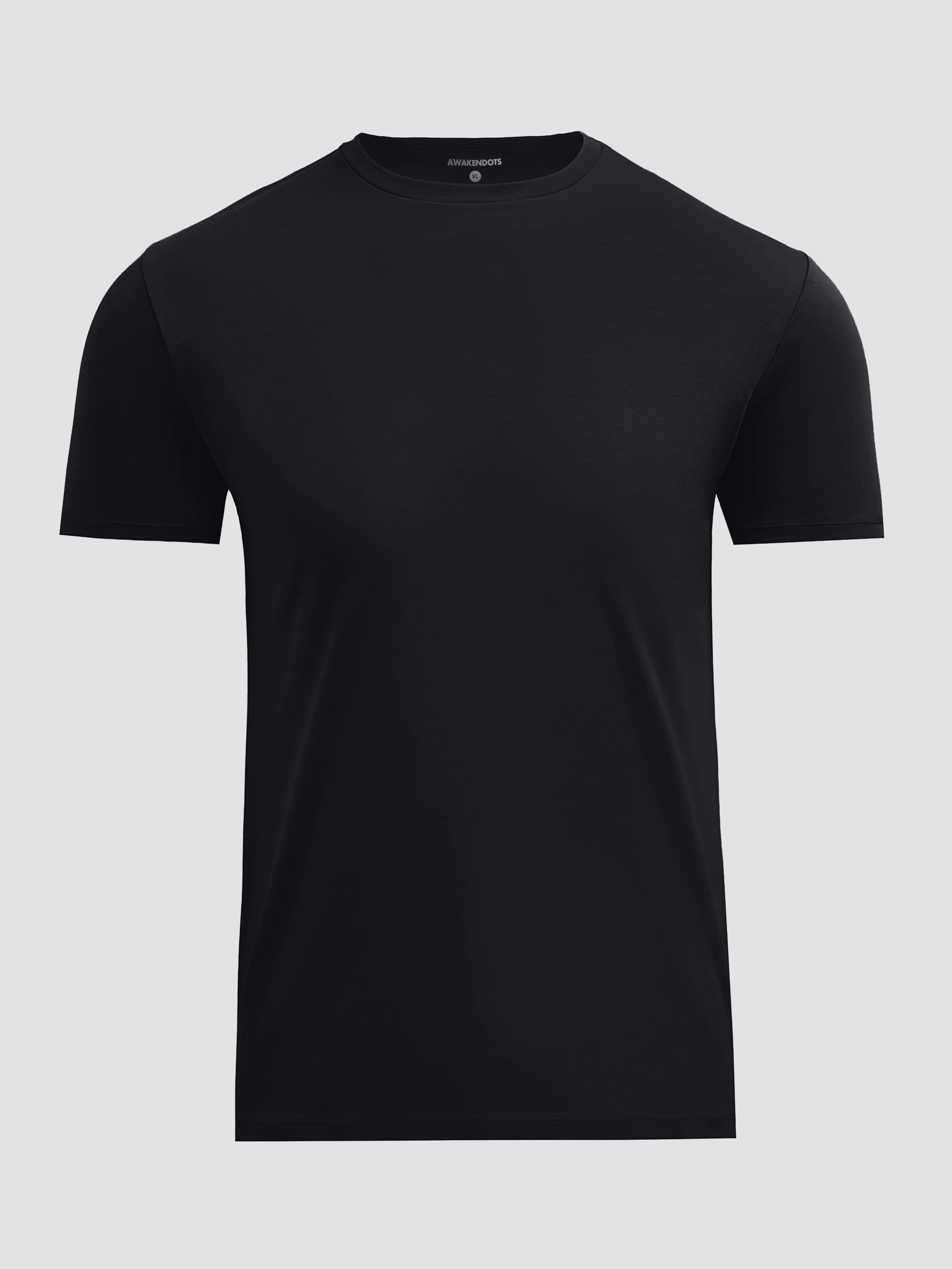 Premium Pima Crew Neck T-shirt Black