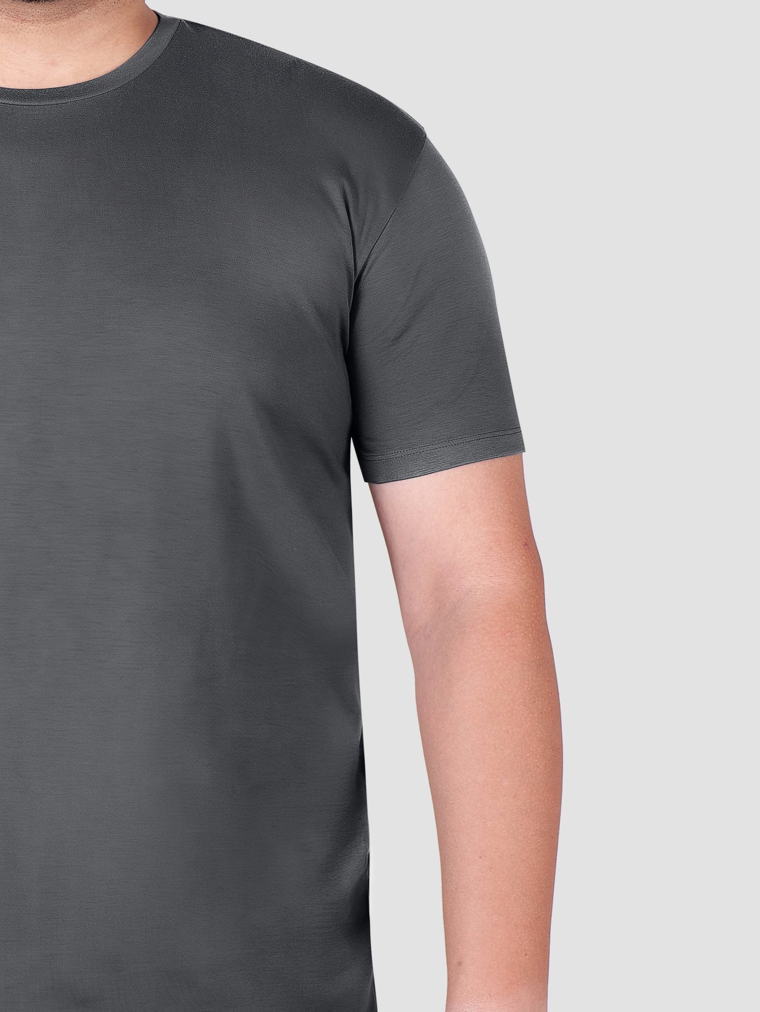 Premium Pima Crew Neck T-shirt Carbon