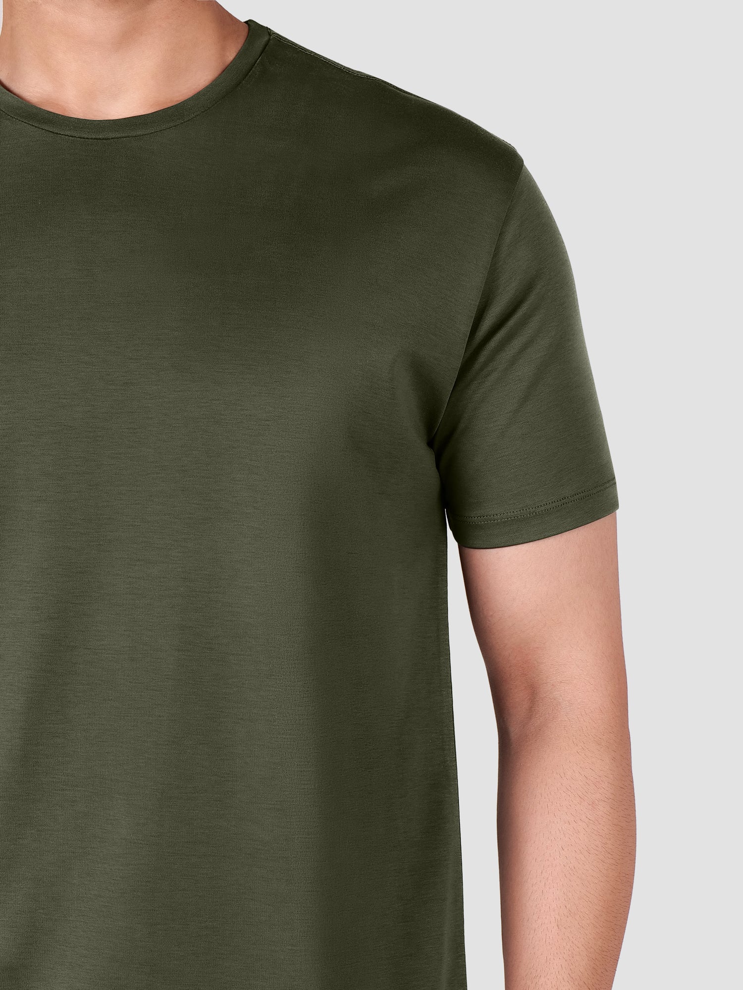 Premium Pima Crew Neck T-shirt Grove
