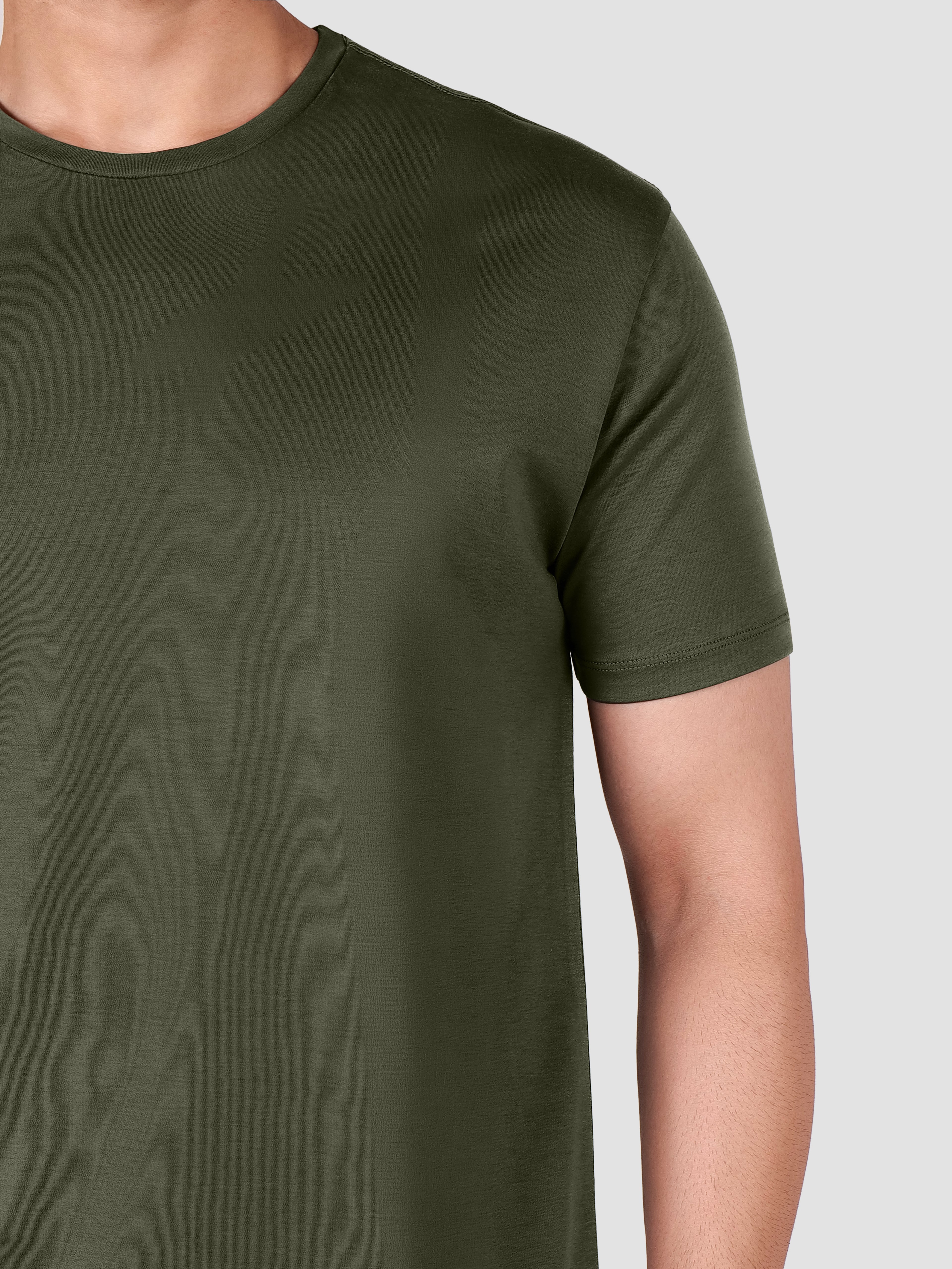 Premium Pima Crew Neck T-shirt Grove