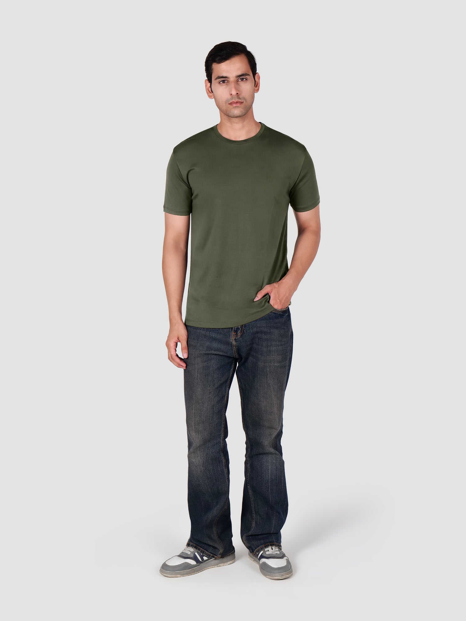 Premium Pima Crew Neck T-shirt Grove