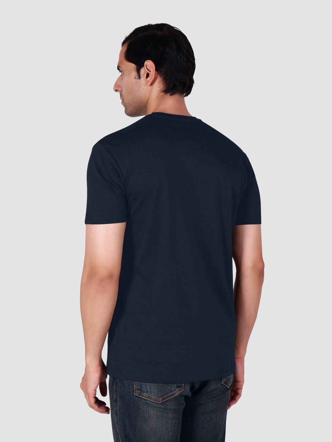 Premium Pima Crew Neck T-shirt – Navy
