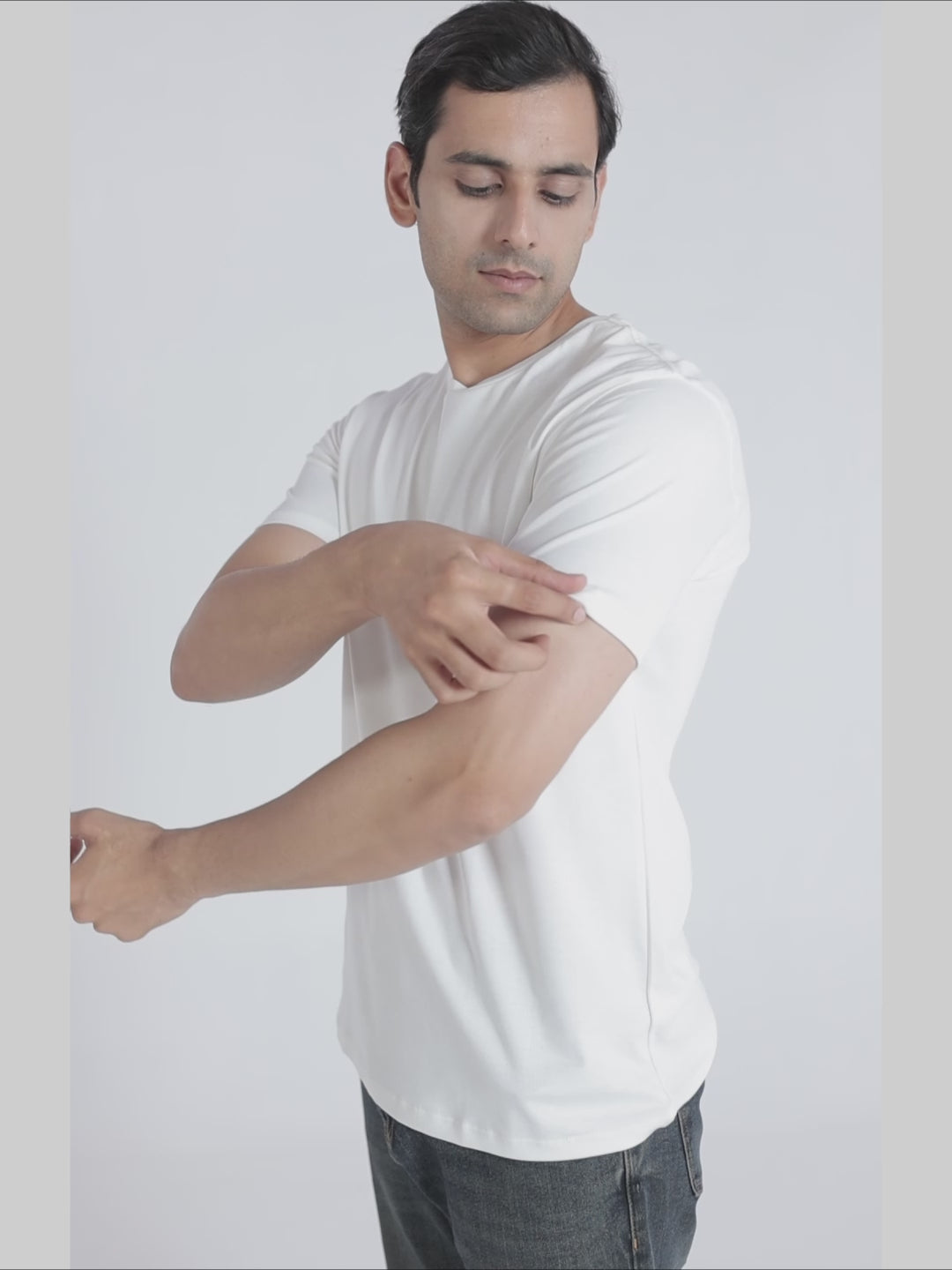 Premium Pima Crew Neck T-shirt – White